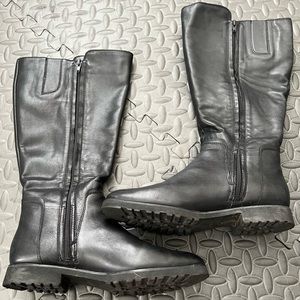 Black Naturalizer wide calf boots